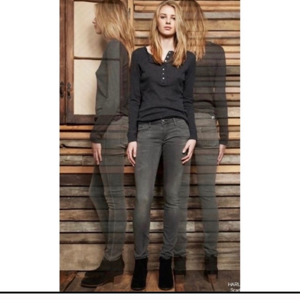 Earnest Sewn Gray Harlan Skinny Jeans- 27